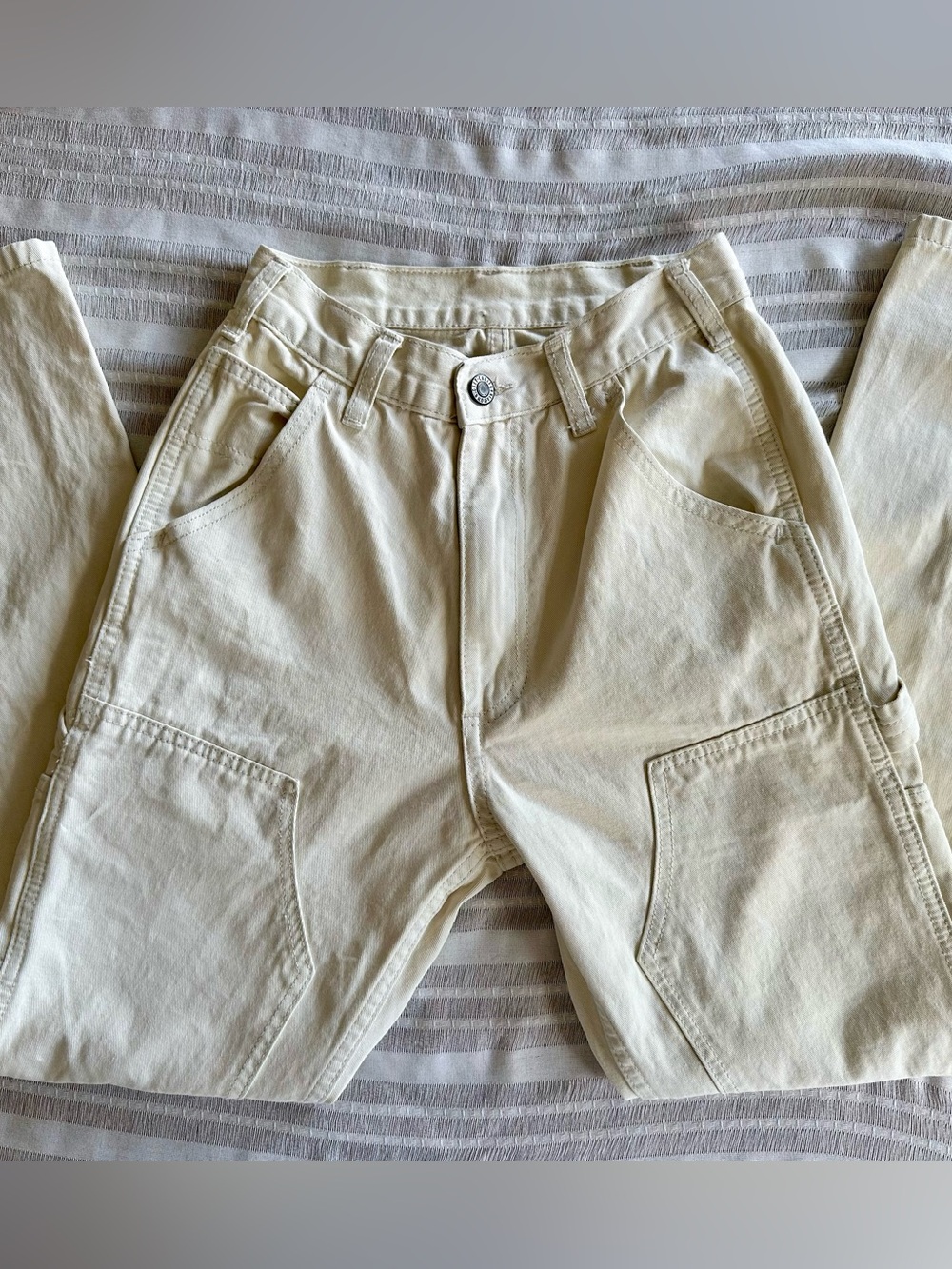 J.Galt Cream Carpenter Pants, Like new